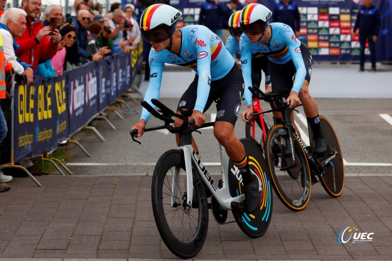 2023 UEC Road European Championships - Drenthe - Elite Mixed Team Relay - Emmen - Emmen 38, km - 21/09/2023 - Belgium - photo Luca Bettini/SprintCyclingAgency?2023